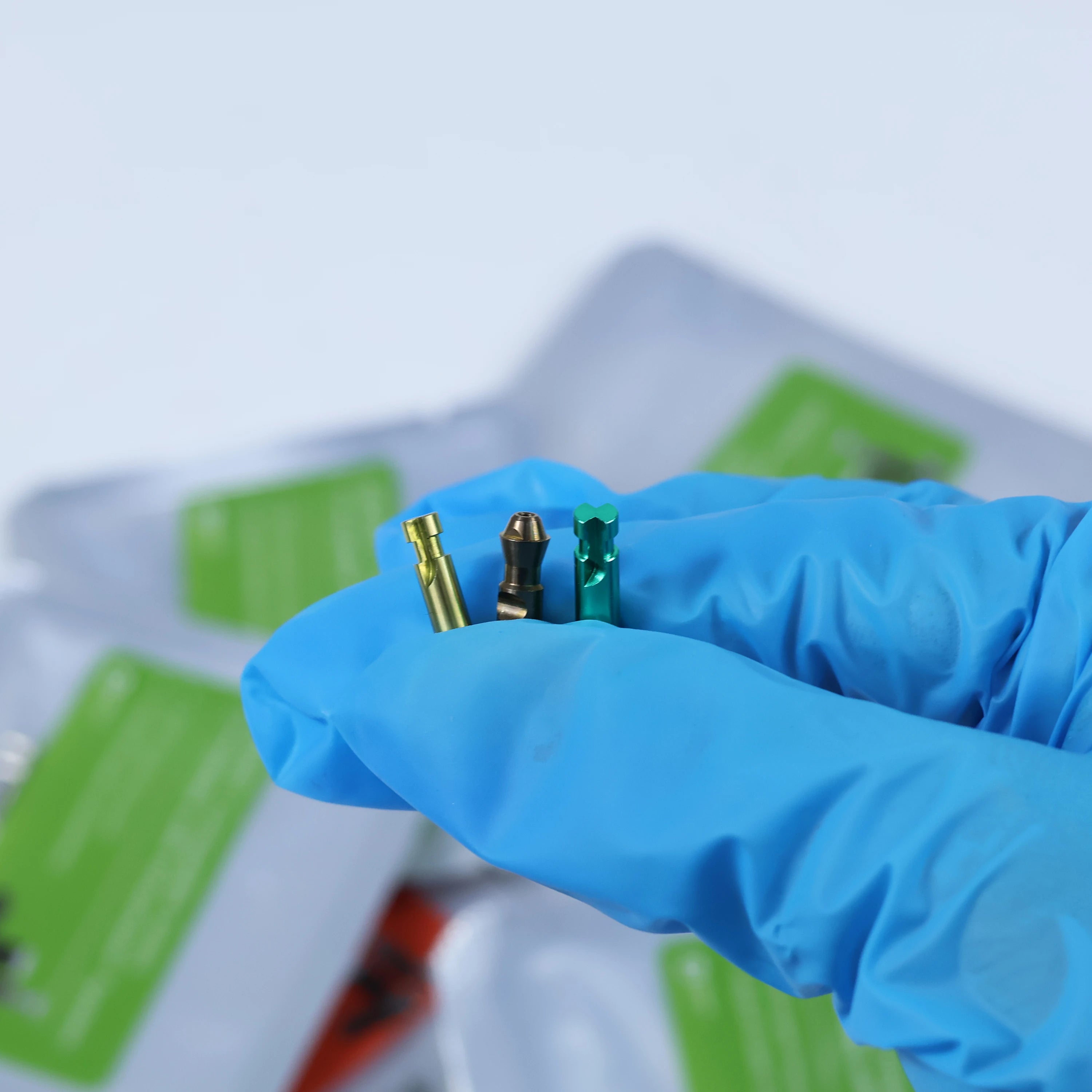 ITI Straumann Dentium Osstem Accessories Dental Implant Screw Driver Open Closed Tray Analog RC NC Cap