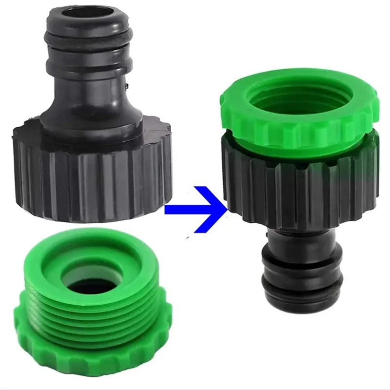ABSS-Garden Hose Connectors And Fittings Plastic Garden Hose Tap Connector Kit Double Male Connector