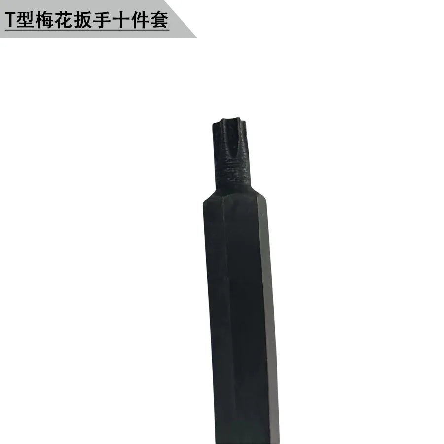10Pcs T Handle Allen Wrench Set Star Key Torque Tool With T7 To T40 Sizes For Bolts And Screws Hexagonal Driver Kit