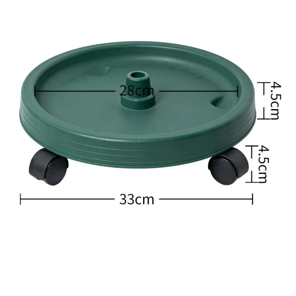 New Vertical Tower Stackable FlowerPot Plastic with Movable Casters Flower Pot Multi-layer Strawberry Planter Tower Home Garden