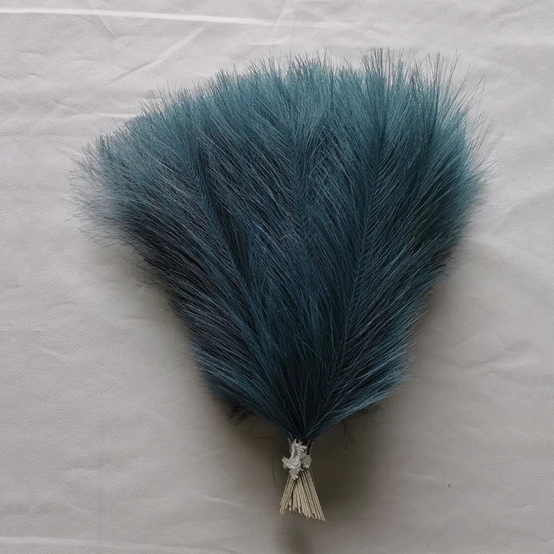 10/20pcs Simulated Reed Feather Pampas Grass Home Porch Wedding Party Garden Decoration Flower Vase DIY Accessories False Plant