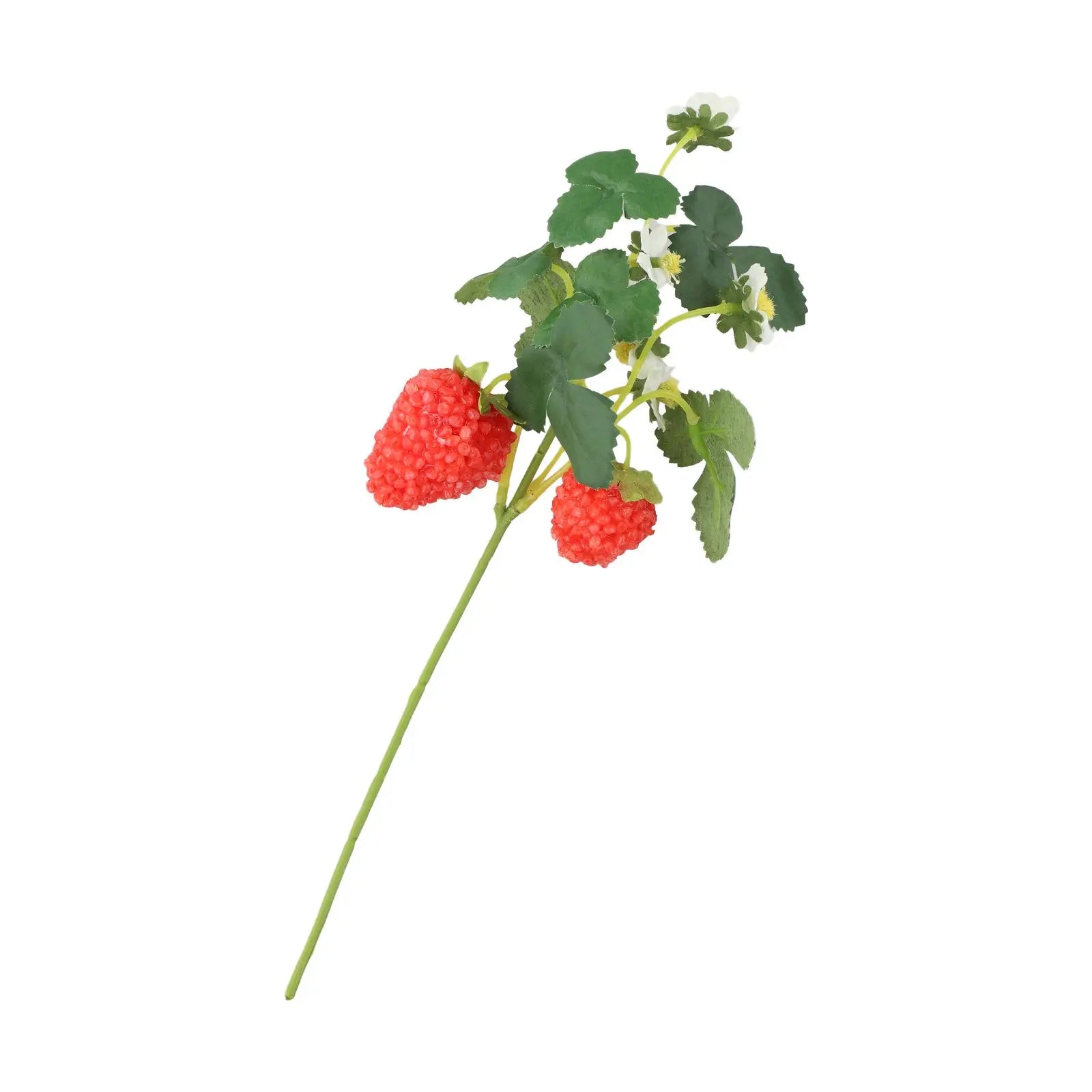 1pc Artificial Strawberry Flowers Plastic Fake Strawberry Head For Home Shop Vase Flower Arrangement Decoration