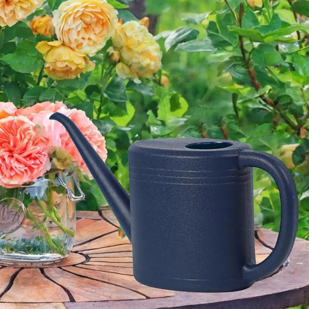 Flower Watering Can 1L Lightweight Long Spout Small Watering Can For Balcony Patio Horticulture Outdoor Indoor Garden Home