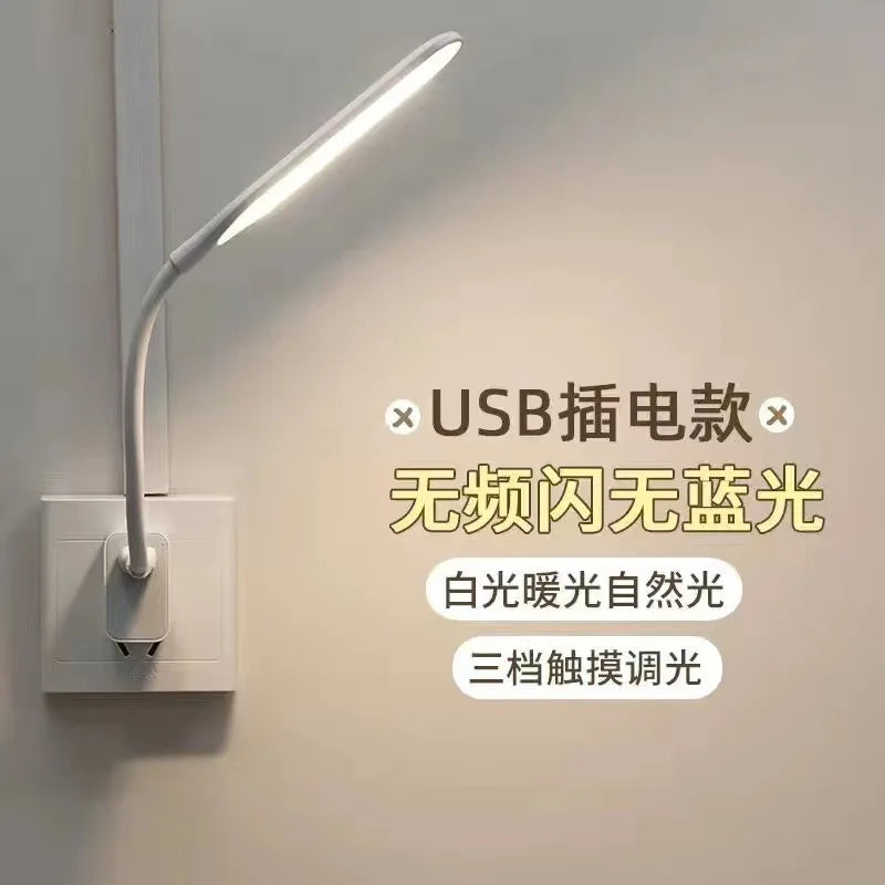 LED Study Reading Book Lights Portable USB Flexo Led Desk Lamp DC5V for Computer PC Laptop Ring Eye Care Led Light Table Lamps