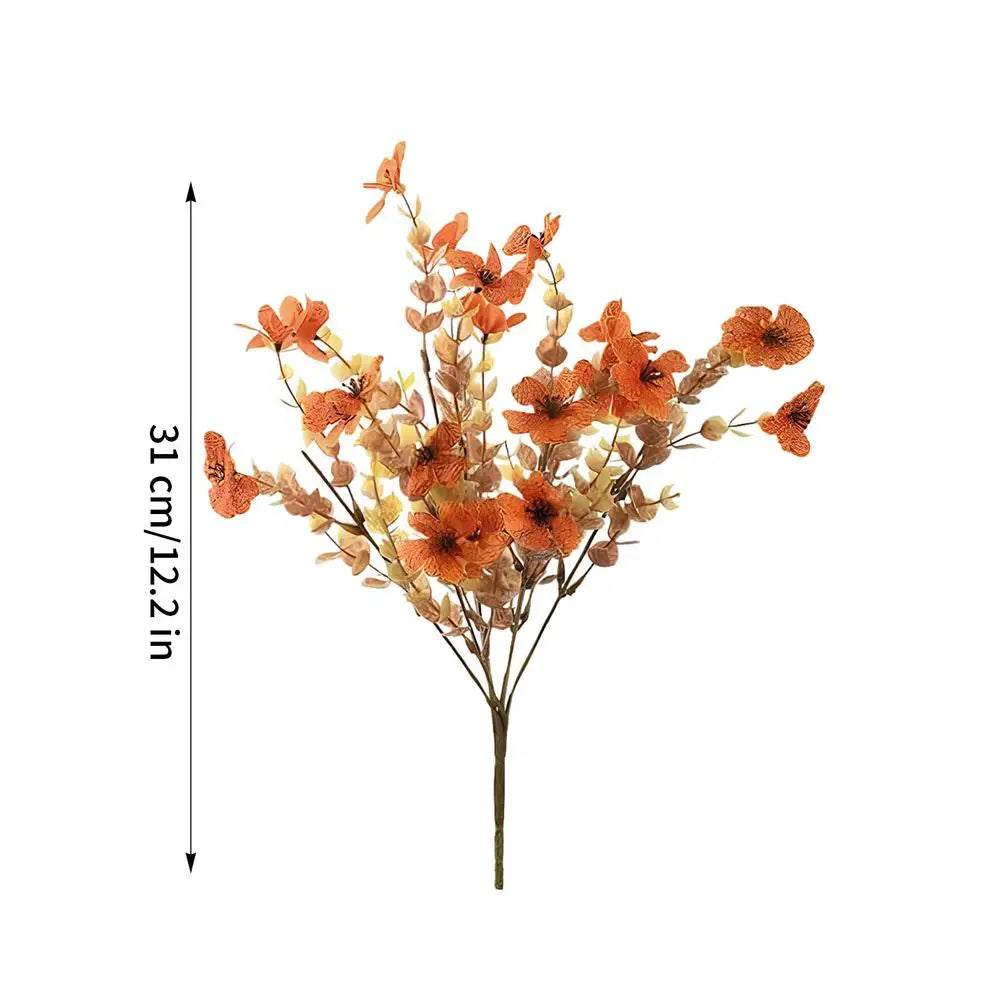 Dried Flower Arrangements Dried Flower Bouquets Artificial Realistic Decoration Ornament For Yard Porch Garden Wedding Party