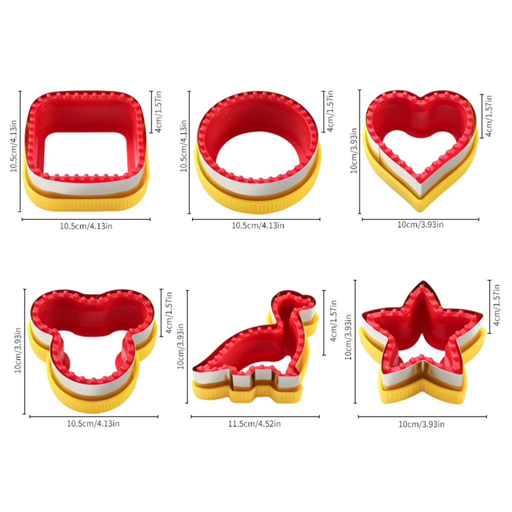 Sandwich cutting and sealing machines, biscuit plastic cutting machines, household kitchen tools, baking molds, creative cutting