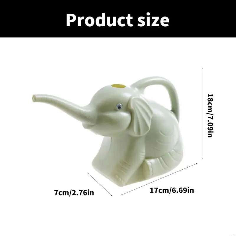Elephant Watering Tool with Ergonomic Handle Plastic Watering Can  Stylish Watering Car Plastic Can for Easy Plant Care