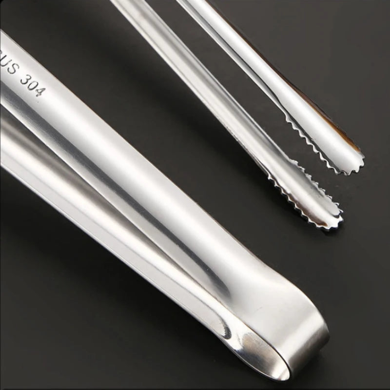 2Pcs Kitchen Tongs Stainless Steel Barbecue Tongs Clip BBQ Grill Meat Tongs Cooking Tweezers for Food Utensils Kitchen Tools