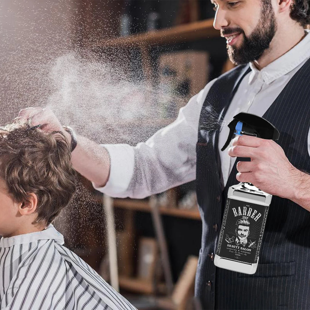 Professional Salon Barber Spray Bottle Refillable Fine Mist Empty Watering Can Water Sprayer Barbershop AccessoriesHair Tools