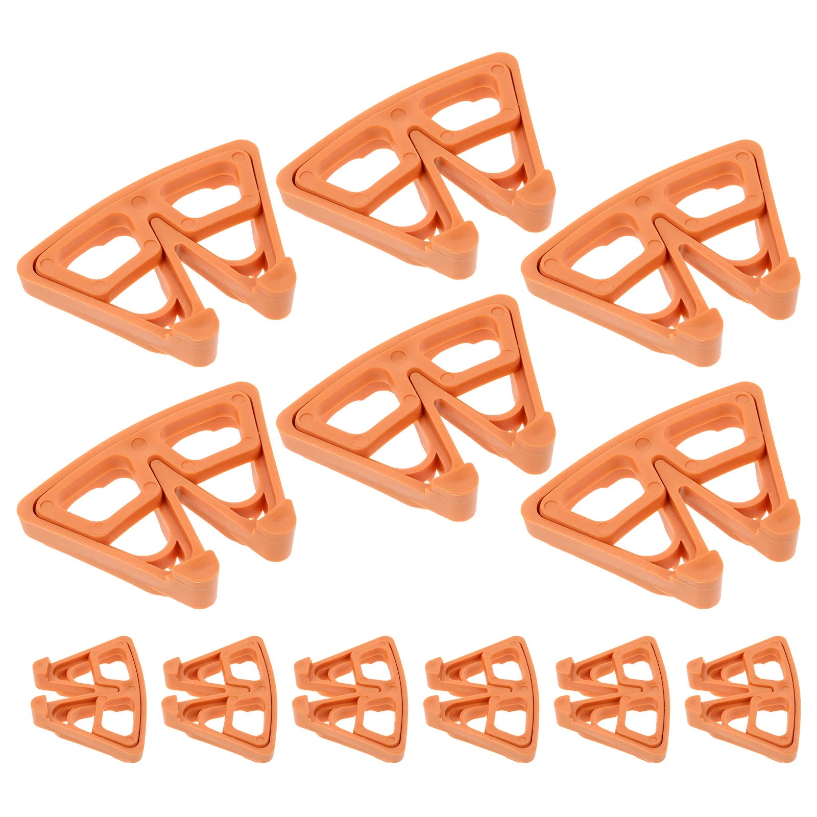 12Pcs Plant Pot Feet Large Plastic Flowerpot Risers for Outdoor Indoor Garden Pot Drainage Anti-Skid Planter Feet Pads