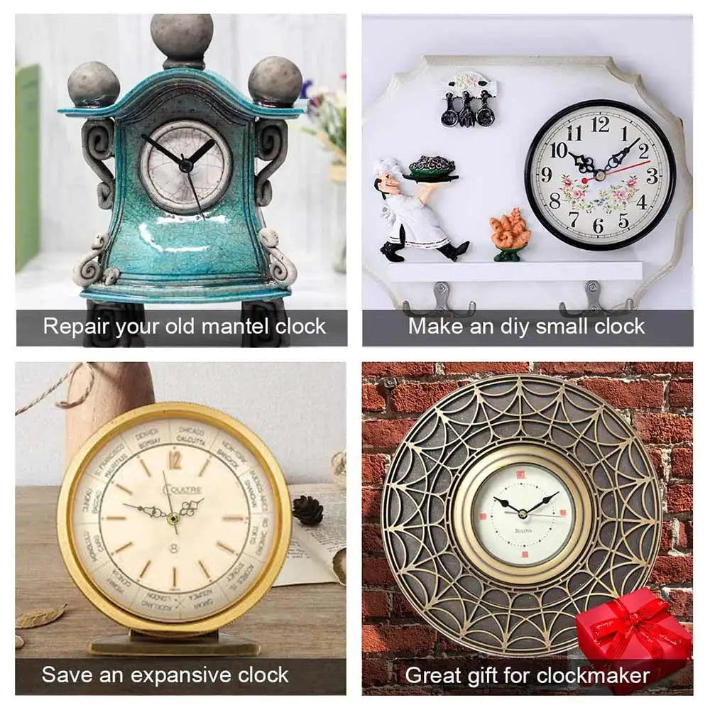 MCDFL Clock Mechanism Silent Quartz Movement Machine Wall Hands Pointer Set Clockwork Table Long Shaft DIY Watches Repair Parts