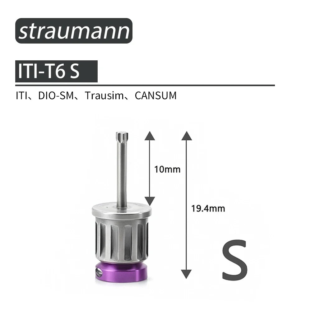 ITI Straumann Dentium Osstem Accessories Dental Implant Screw Driver Open Closed Tray Analog RC NC Cap