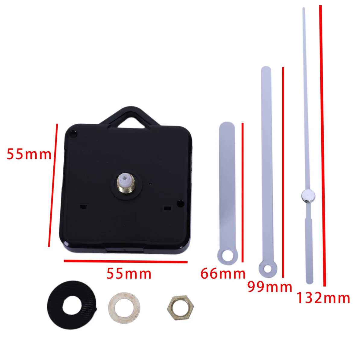 Quartz Wall Clock Movement Diy Clock Mechanism Parts Classic Hanging White Quartz Watch Wall Clock Movement SQ