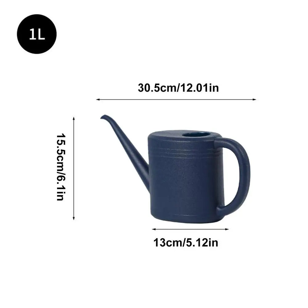 Flower Watering Can 1L Portable Waterer Long Spout Small Watering Can For Balcony Patio Horticulture Outdoor Indoor Garden Home