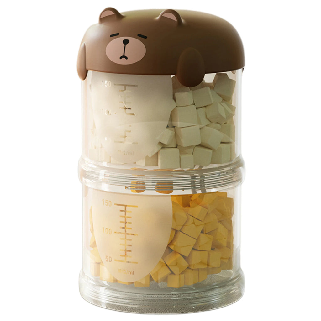 Airtight Outdoor Dog Treat Jar Multi Layers Dog Treat Portable Pet Food Container Stackable Cookie-Jar for Outdoor Walking