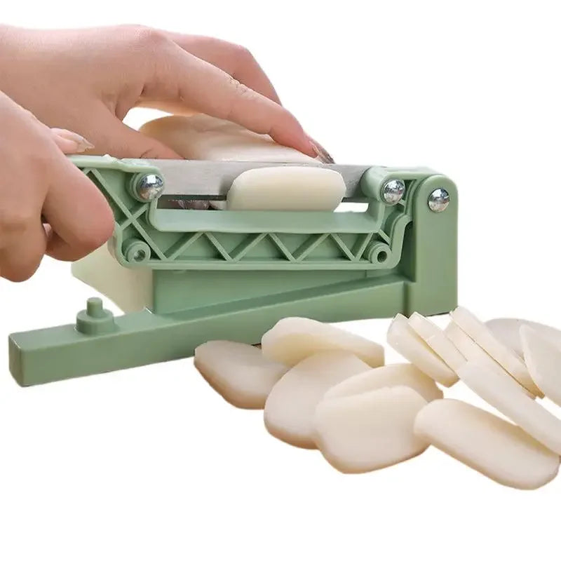 Hot Household Multifunctional Table Slicer Frozen Meat Cutting Machine Beef Mutton Rolls Cutter Fruit Vegetable Slicer Kitchen