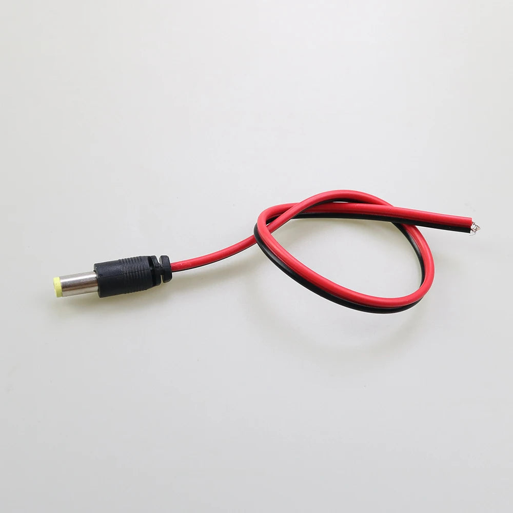 Male & Female DC Power Connector 12V 5.5 x 2.1mm DC Cable Plug Adapter For CCTV Camera Video System LED Light Strip