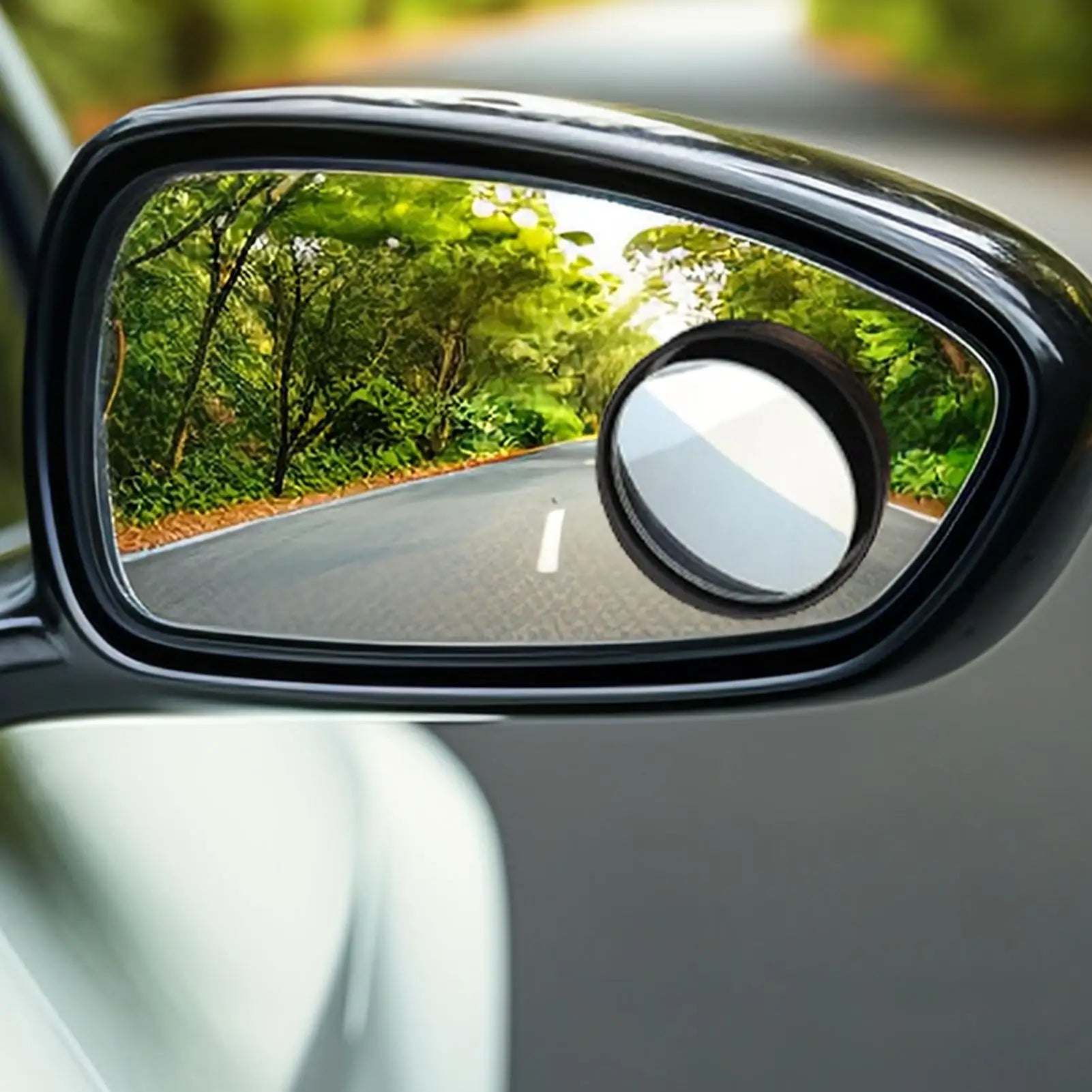 Blind Spot Mirror For Car 360-Degree Rotation Blind Spot Mirrors Rainproof Convex Rearview Monitor With 150-Degree Angle View