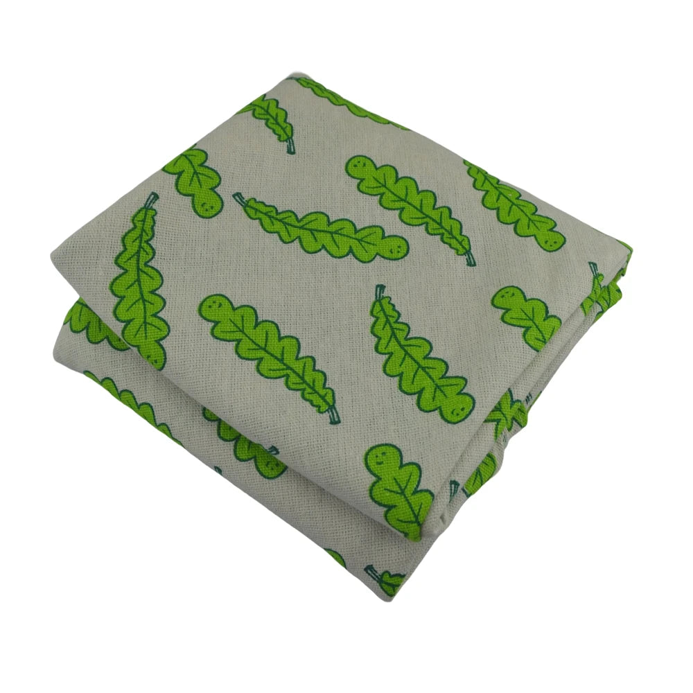 Printed Linen Cotton Fabric Cloth For Curtain Christmas Home Tablecloth Table Runner Pillow Cushion Handwork Sewing Placemat Bag