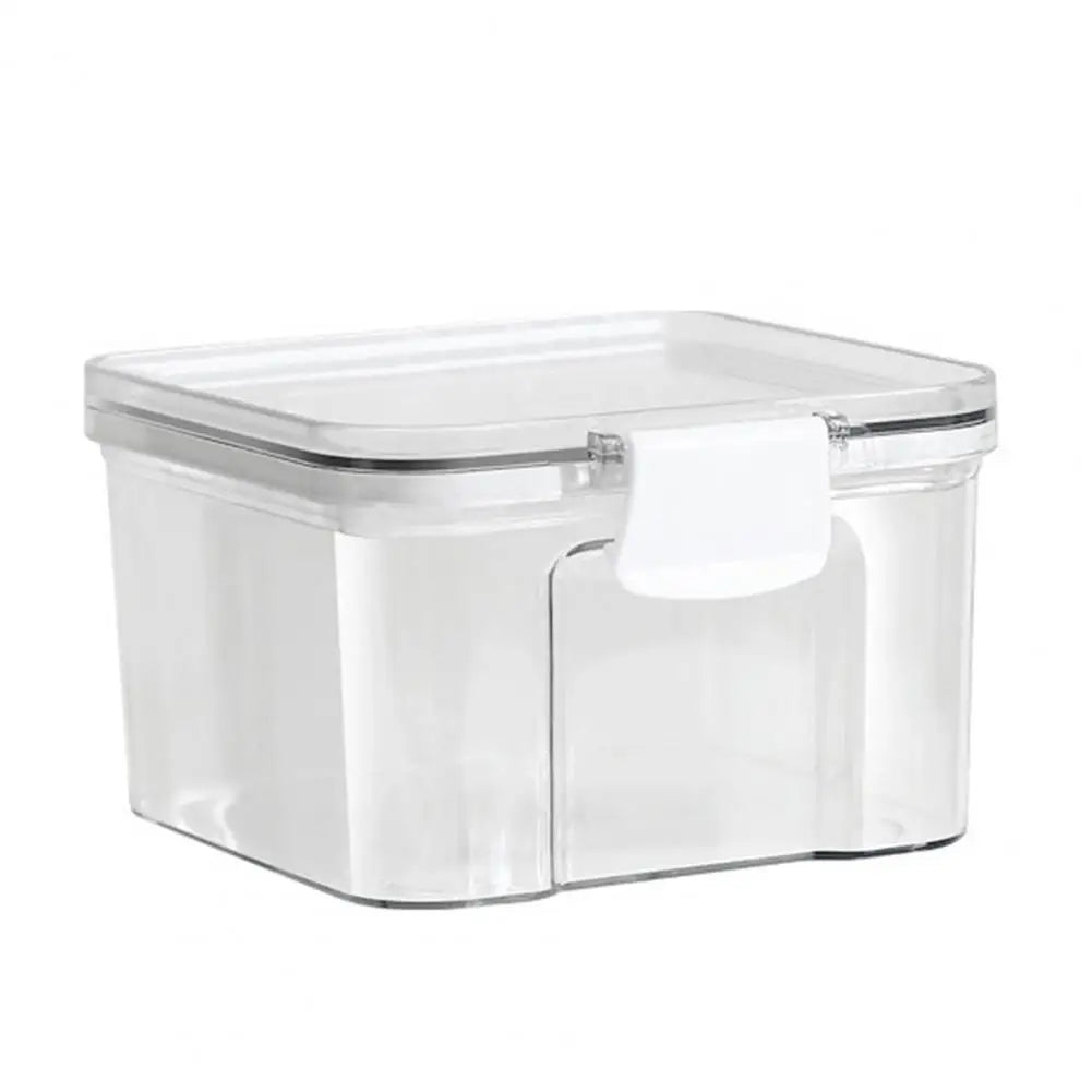 Transparent Sealed Food Storage Ja Airtight Lock Dustproof Moisture-proof Rice Cereal Milk Powder Container Tea Storage Case