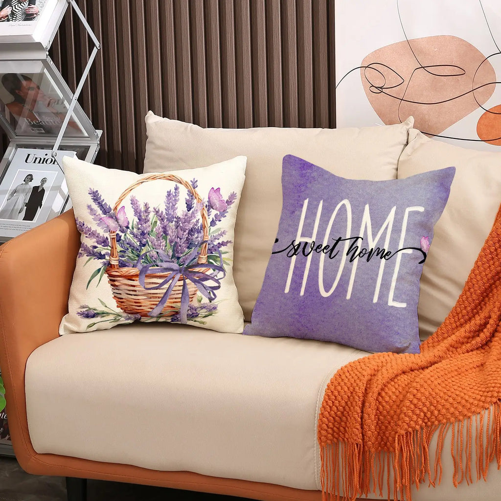 Pillow 45*45 Floral Case Square Bed Sofa Home Decor Throw Pillow Cover Cushion Cover Decorative for Living Room Home Decoration