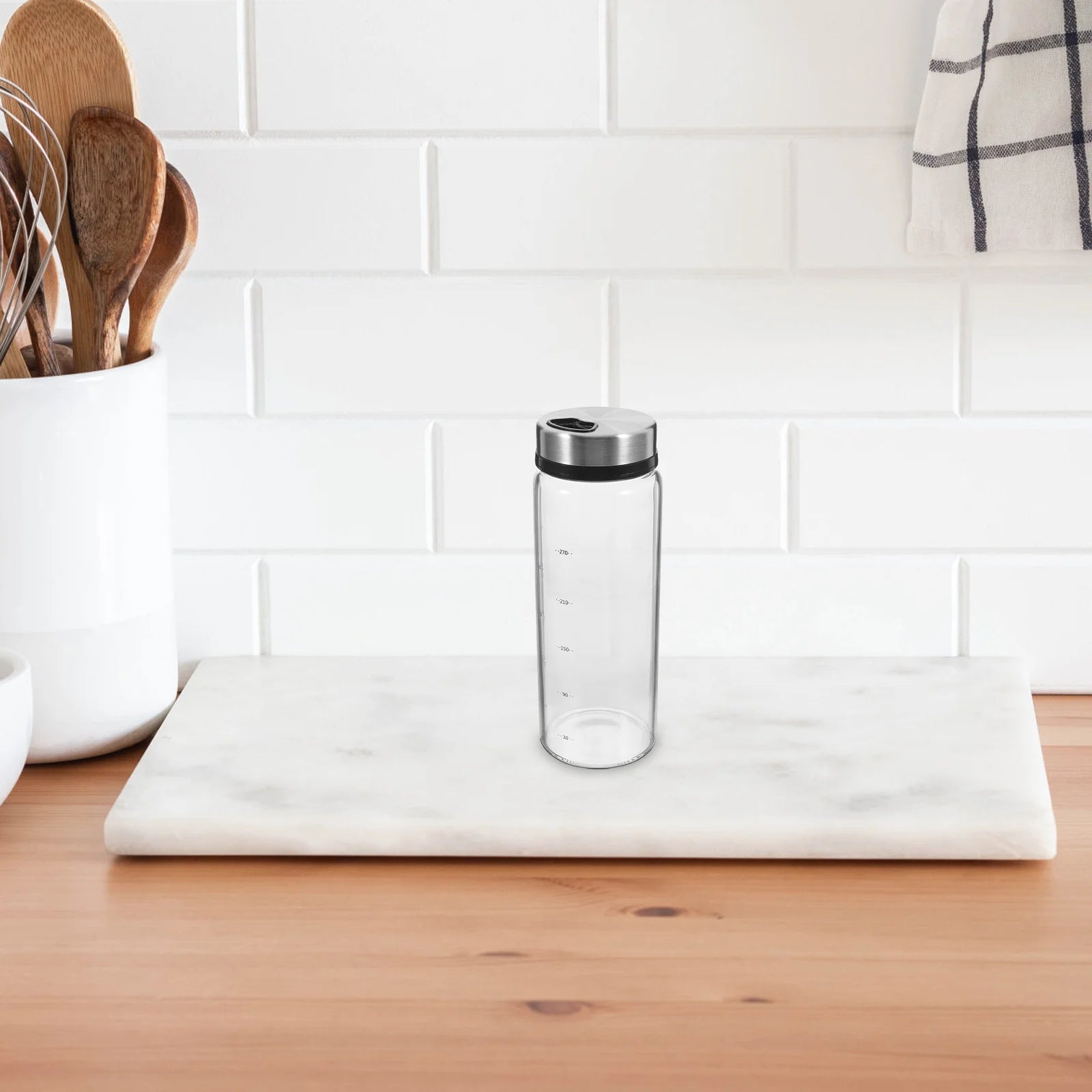 300Ml Spice Jar Premium Rotary Pepper Bottle Condiment Container for Kitchen Seasoning Storage Space Saving Portable Bbq Home