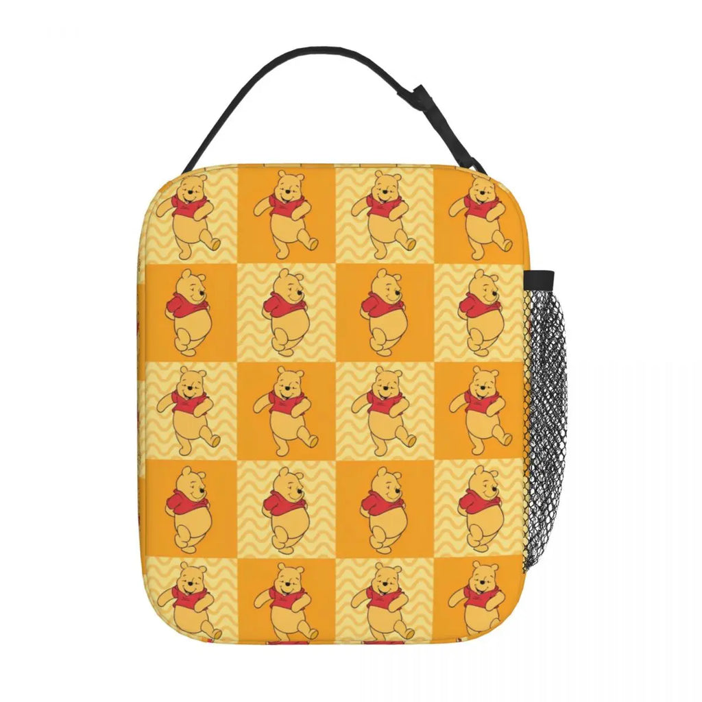 Cute Winnie The Pooh Insulated Lunch Bags Thermal Bag 
Meal Container Large Tote Lunch Box for Men Women Work Picnic