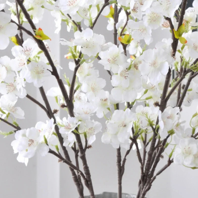 107CM Artificial Cherry Blossom Project Background Decoration Cherry Blossom Branches Wedding Decoration Arch Guide Flower