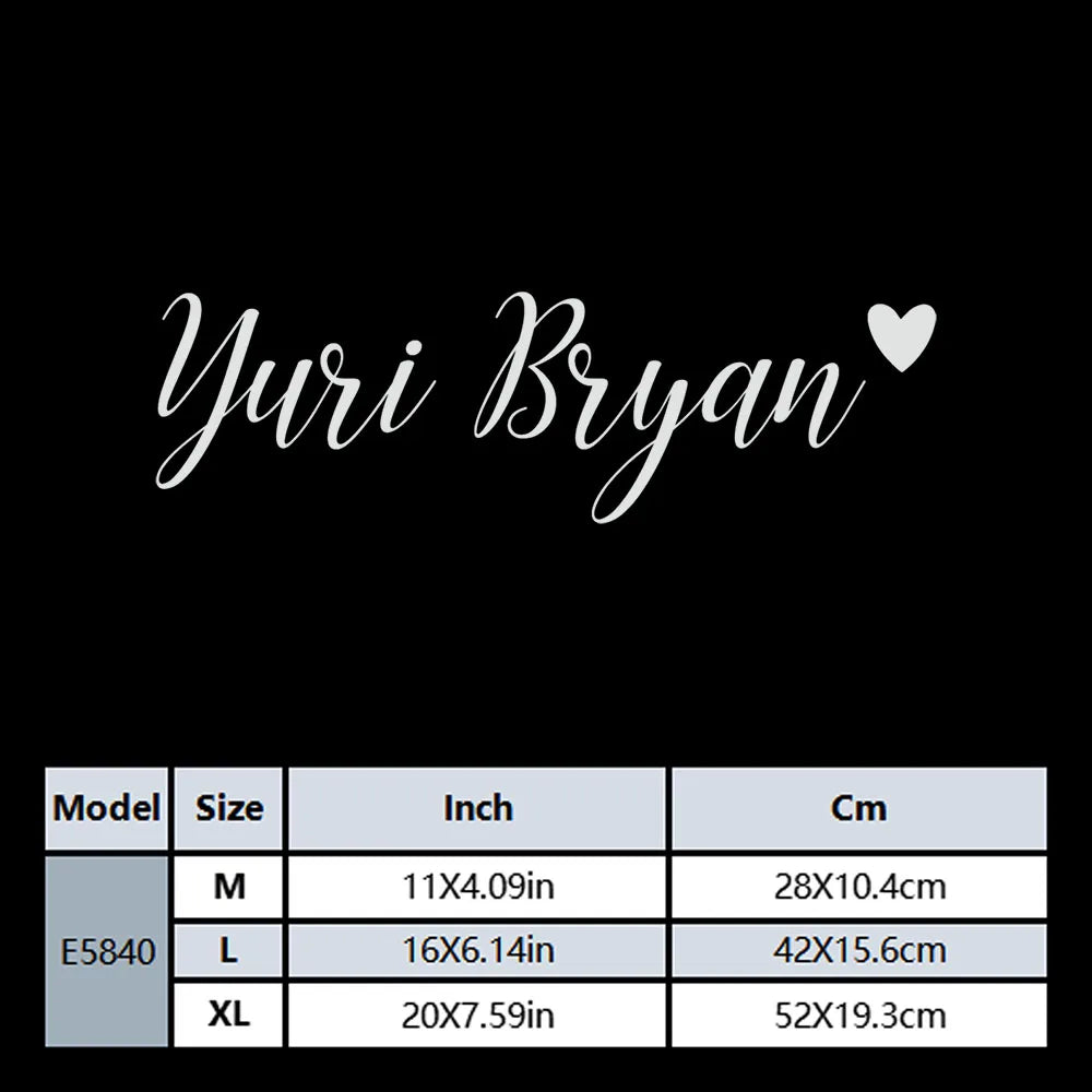 1pc Creative Customized Name Love Style Art Decor Wallpaper Wall Sticker Removable Wall Stickers Diy Wallpaper for Living Room D