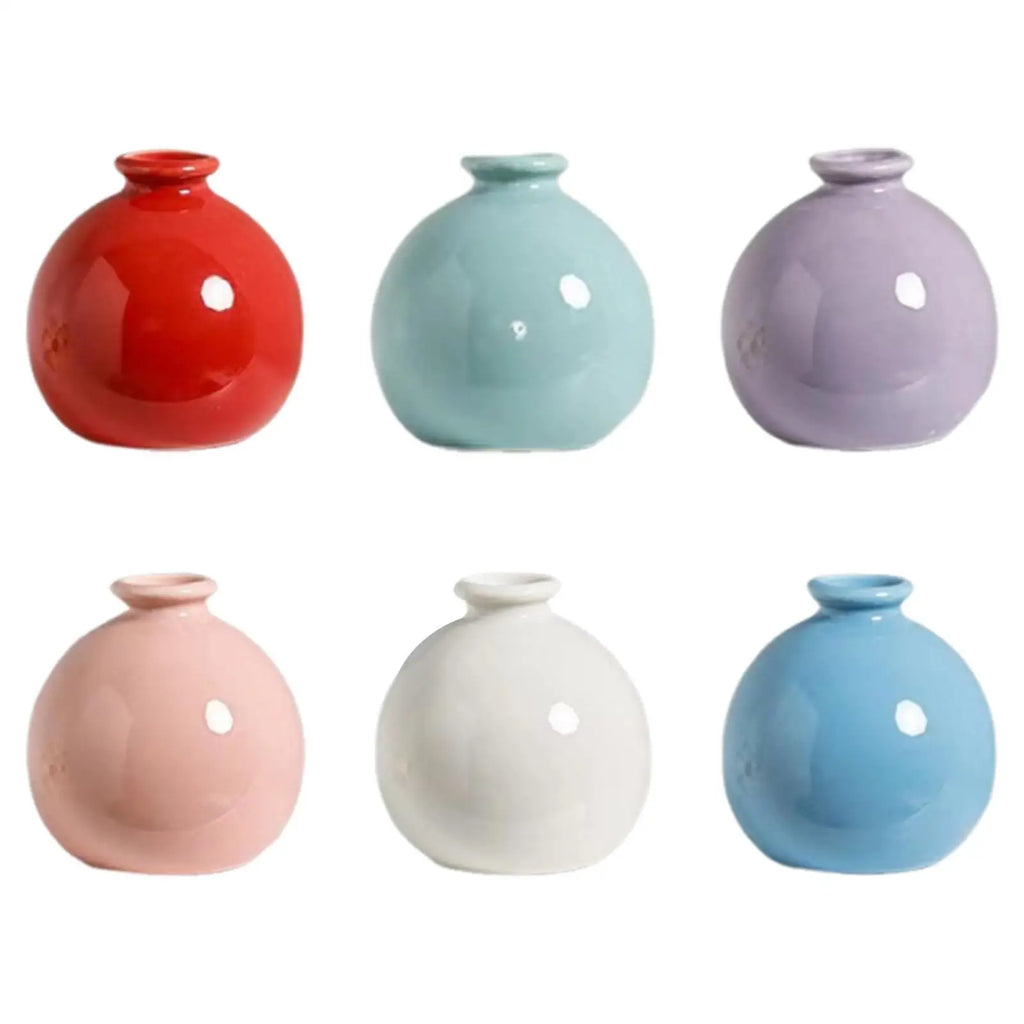 Plant Pot Flower Arrangement Table Centerpiece Home Small Desktop Office Minimalist Kitchen Shelf Ceramic Flower Vase Decoration