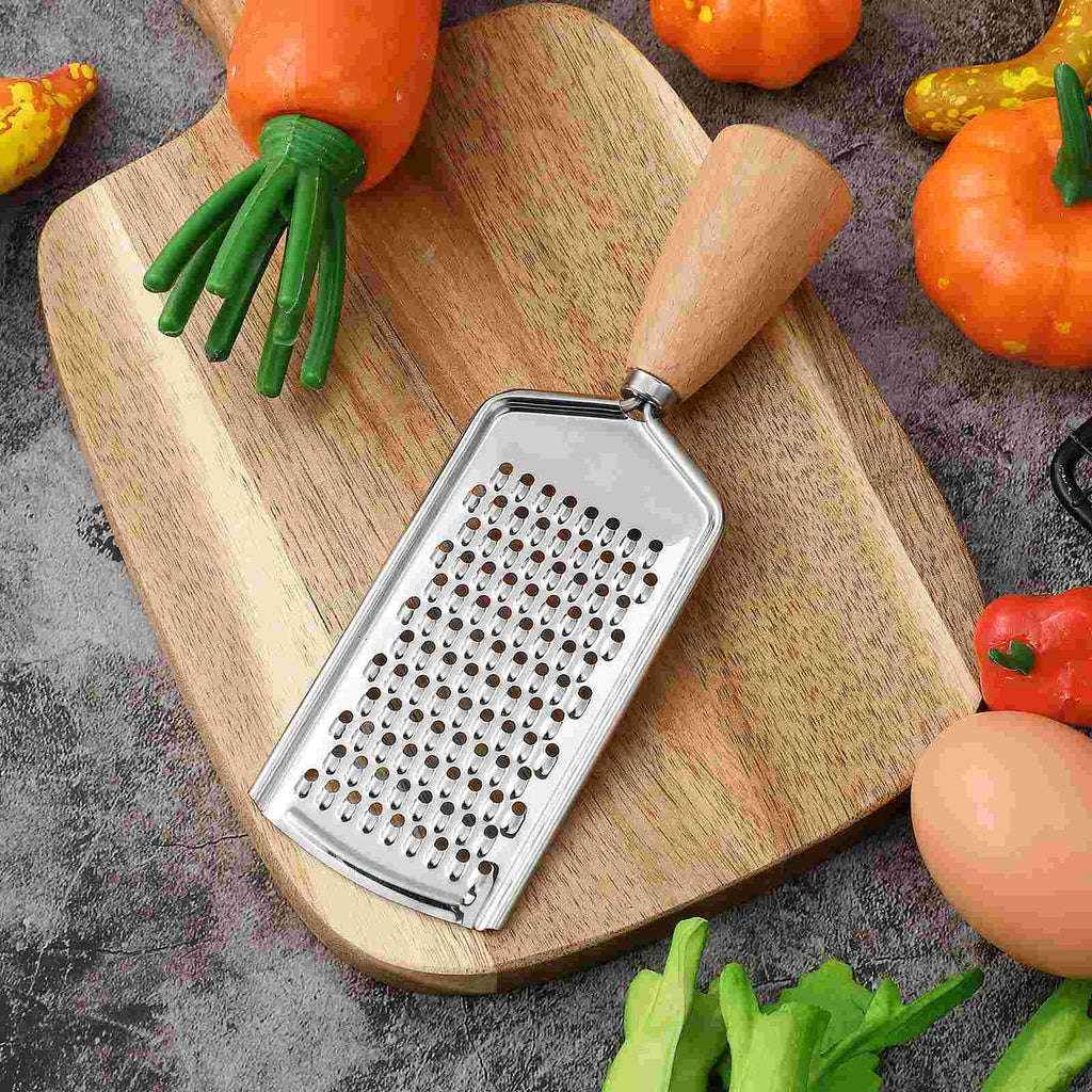 Stainless Steel Grater Cheese Handheld Potato Kitchen Knife for Wooden Garlic Peeler Tool Professional