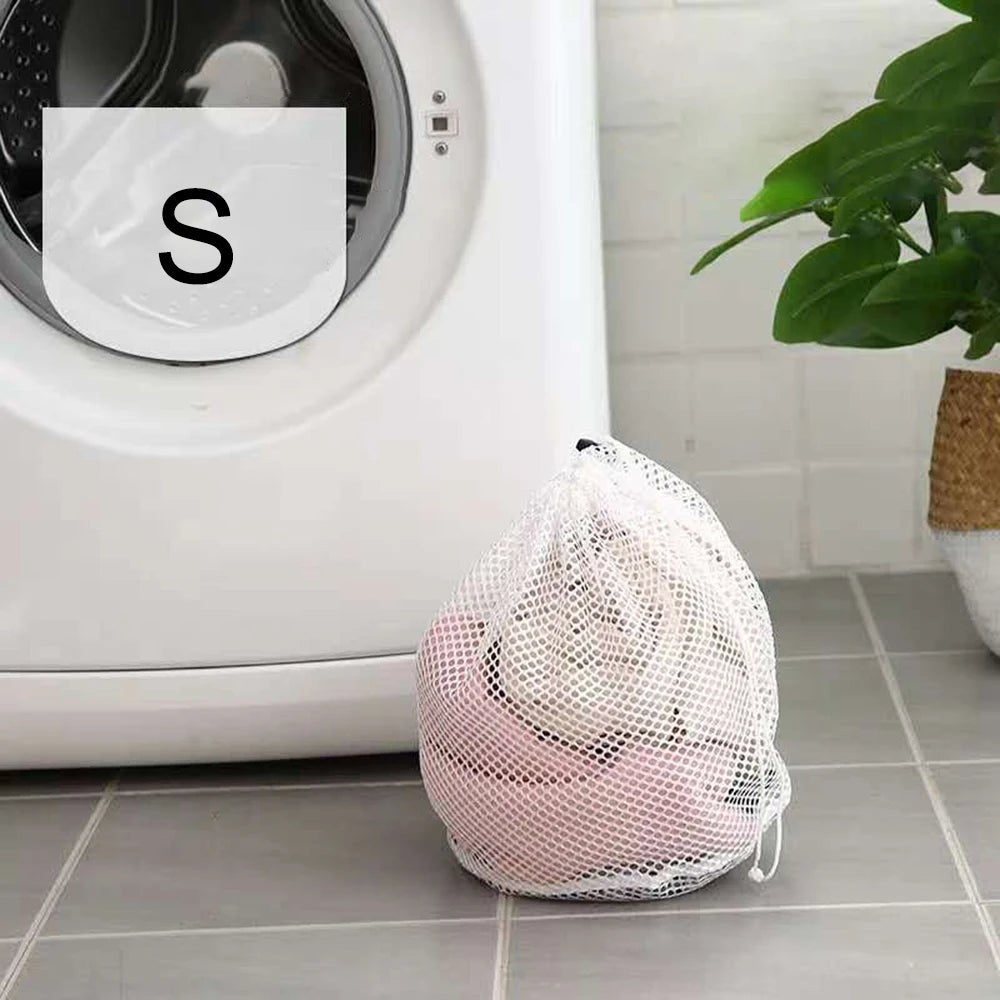 1/3PCS Mesh Laundry Bag - Machine Washable Drawstring Design Travel Wash Bag for Blouses, Hosiery, Stockings, and Underwear