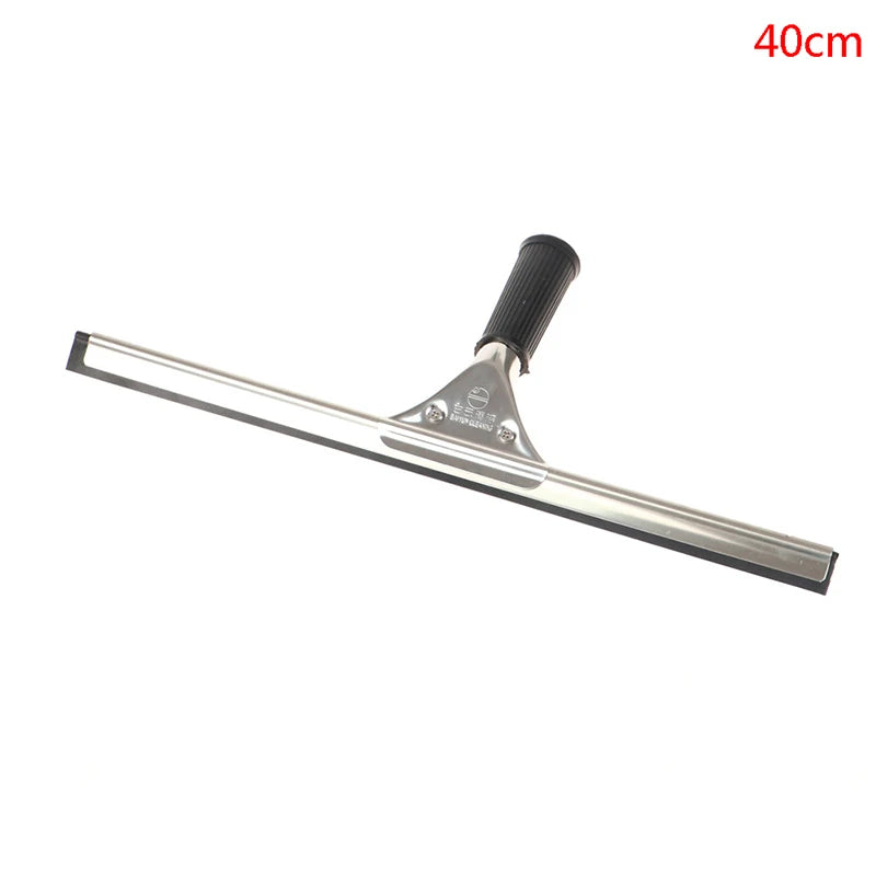 Stainless Steel Window Glass Cleaning Squeegee Streak-free Water Stain Removal Blade Wiper Cleaner For Home Bathroom