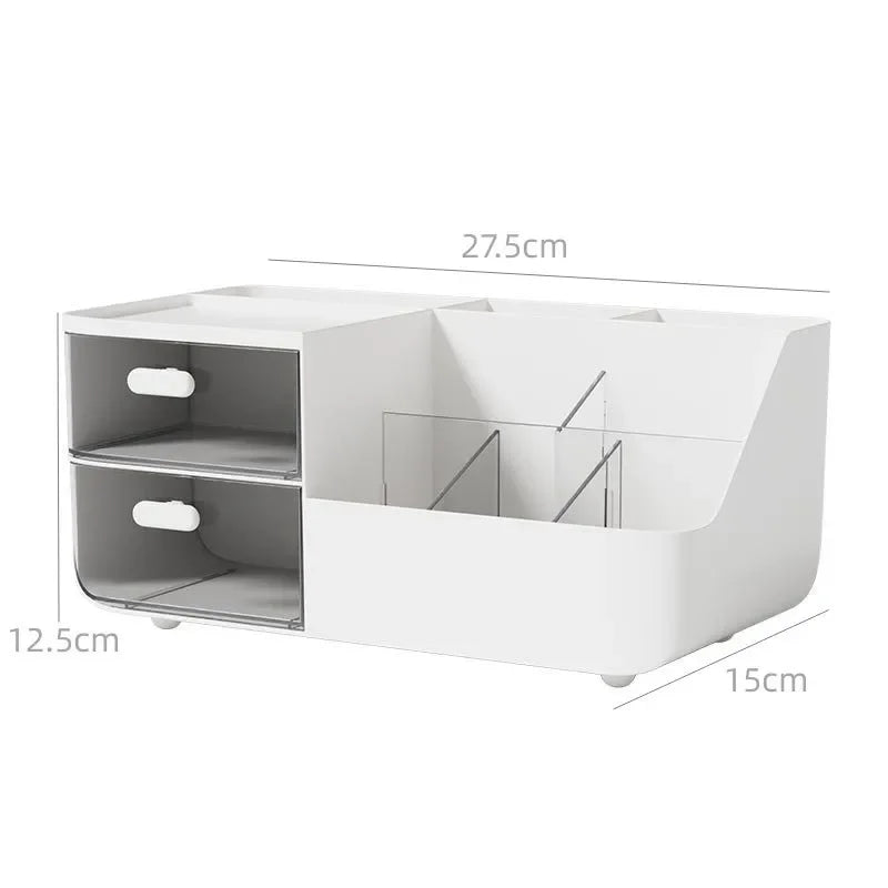 Desktop Storage Box Cosmetics Drawer Cute Box Office Stationery Organizing Box Learning Desk Shelf