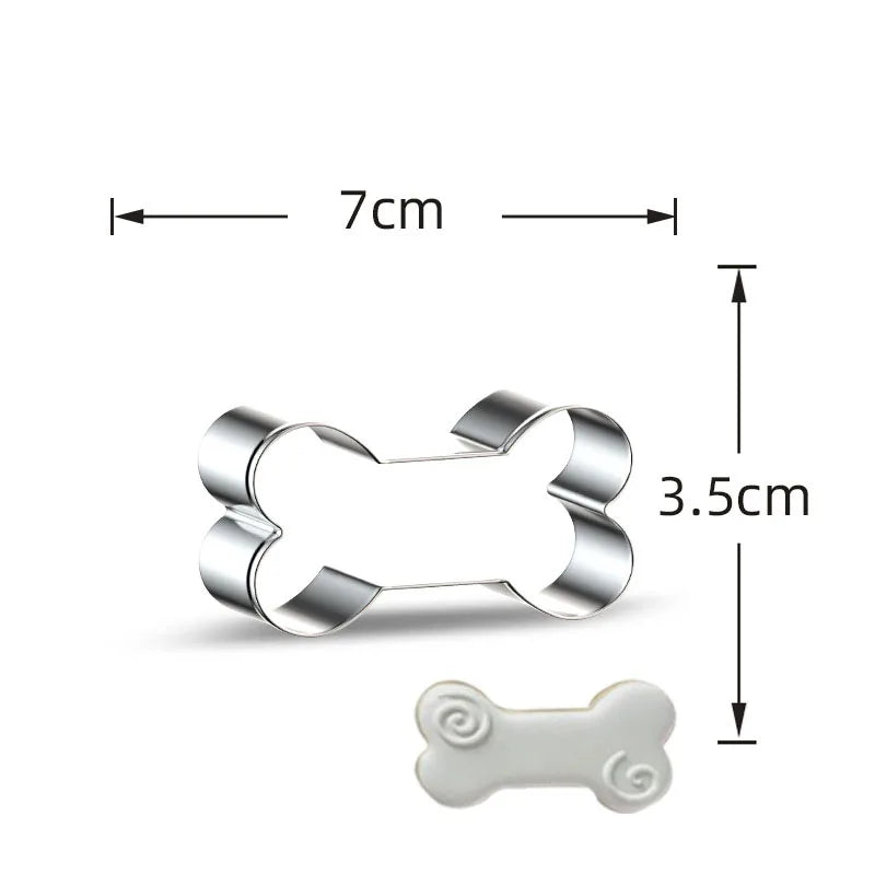 Biscuit Cookie Cutter Embosser Mold Dog For Cake Chocolate Decorating Tools Pastry And Bakery Baking kitchen Accessories Fondant