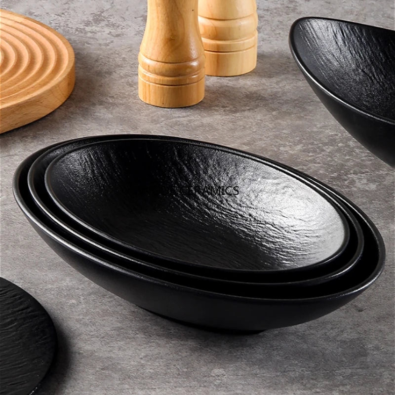 1pc Melamine Cooked Food Dish Hotpot Restaurant Tableware Plate Cold Dishes,braised Meat Dishes Display Plate Buffet Tray