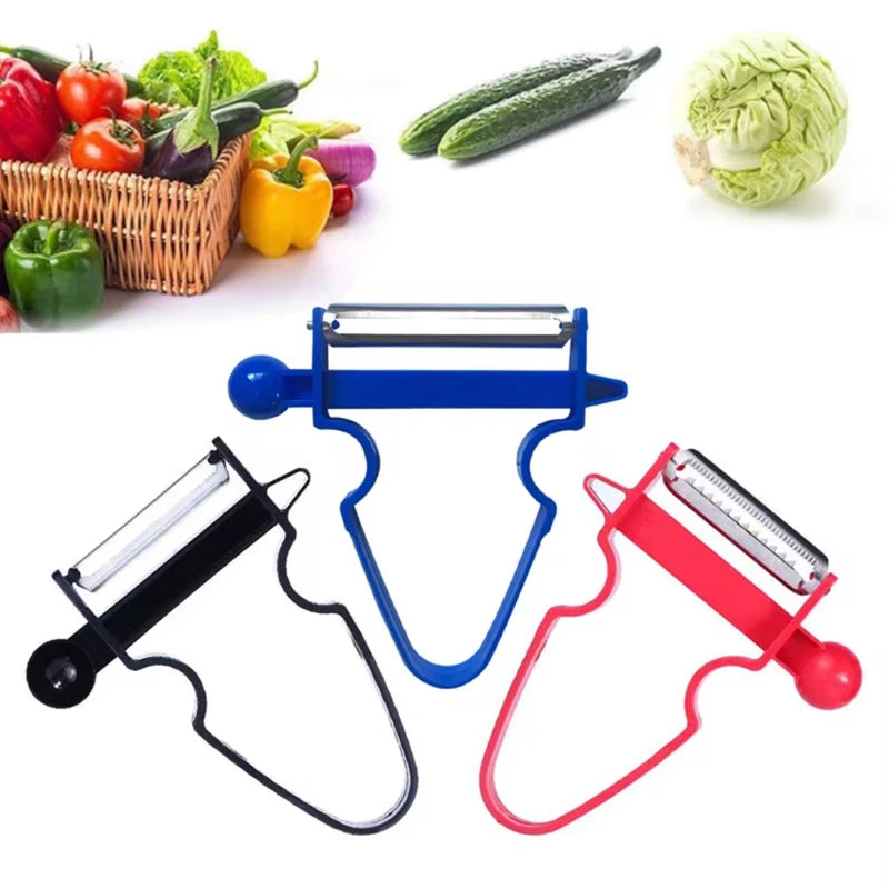 3pcs/set Magic Trio Peeler Set Shredder Slicer Peeler Julienne Cutter For Vegetable Fruit Potato Cheese Onion-Trio Peelers 2025