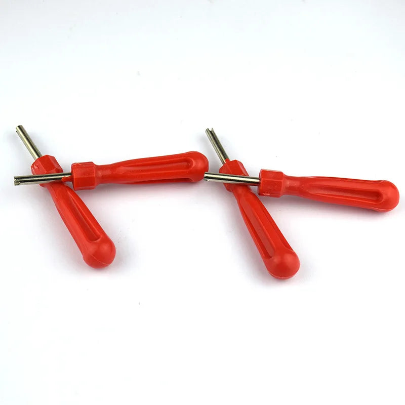 5Pcs For Car Bike Motorbike Truck Tyre Valves Stem Repair Tools Car Tire Valve Core Screwdriver Tyre Valve Core Remover Tools