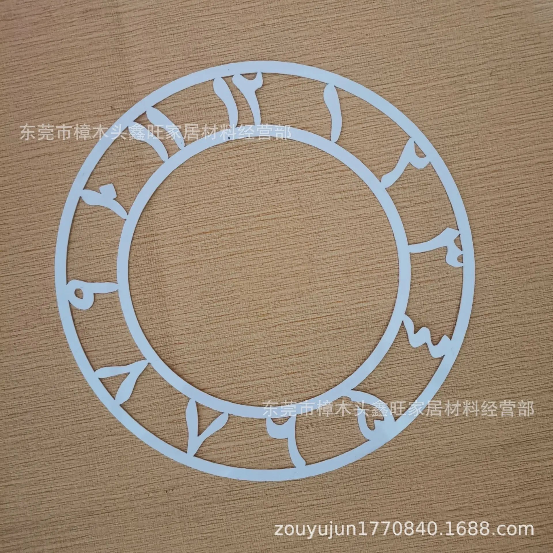 Arabic Round Mirror Clock Sticker, Acrylic Digital Wall Decor for Living Room Hotel Background, Self-Adhesive Timepiece