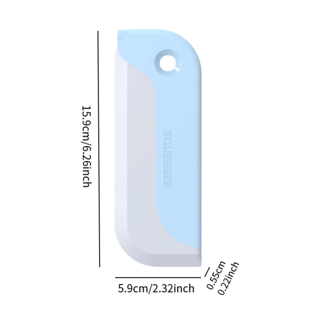Soft Silicone Glass Wiper Scraper Bathroom Glass Cleaning Tools Squeegee Brush