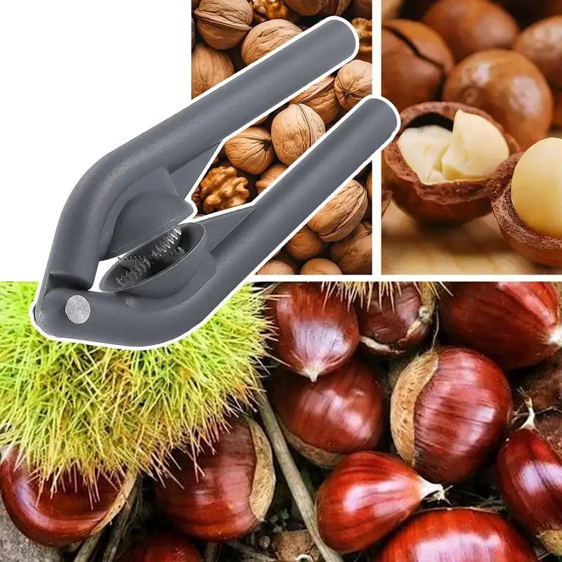 Quick Chestnut Opener Quick Clip Walnut Pliers Cutter Opener Nut Cracker Sheller Kitchen Tools Multifunctional Nut Cracker