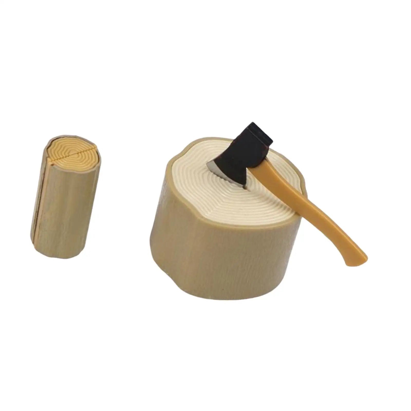 1:12 Axe and Wooden Stake Set Micro Landscape Mixed Model Supplies Mini Garden