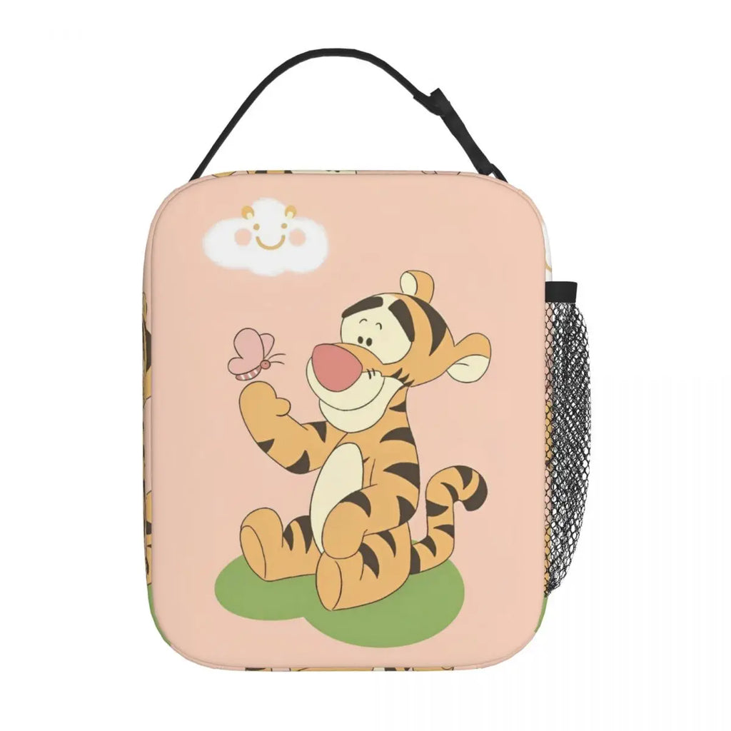 Cute Winnie The Pooh Insulated Lunch Bags Thermal Bag 
Meal Container Large Tote Lunch Box for Men Women Work Picnic
