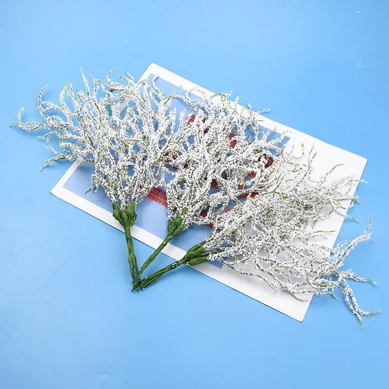 6 Pieces Gypsophila Bouquet Wedding Decorative Flowers Vases for Home Decor Christmas Wreaths Floristics Cheap Artificial Plants