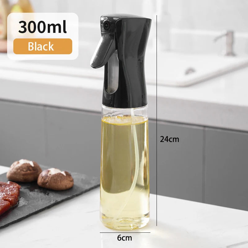 200ml 300ml 500ml Oil Spray Bottle Kitchen Cooking Olive Oil Dispenser Camping BBQ Baking Vinegar Soy Sauce Sprayer Containers