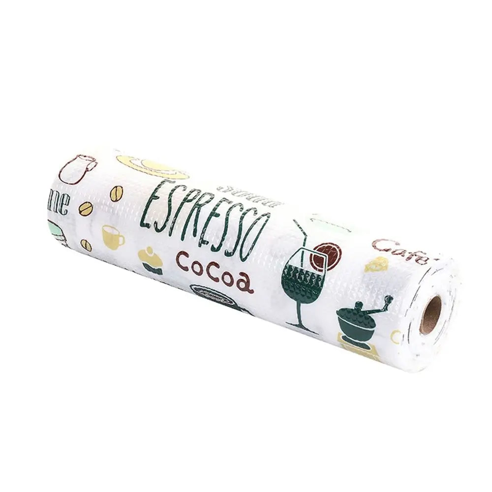 Waterproof 1 Roll Closet Kitchen Accessories Shelf Liners Cabinet Drawer Pad Paper Cabinet Mat Cupboard Placemat Table Mat