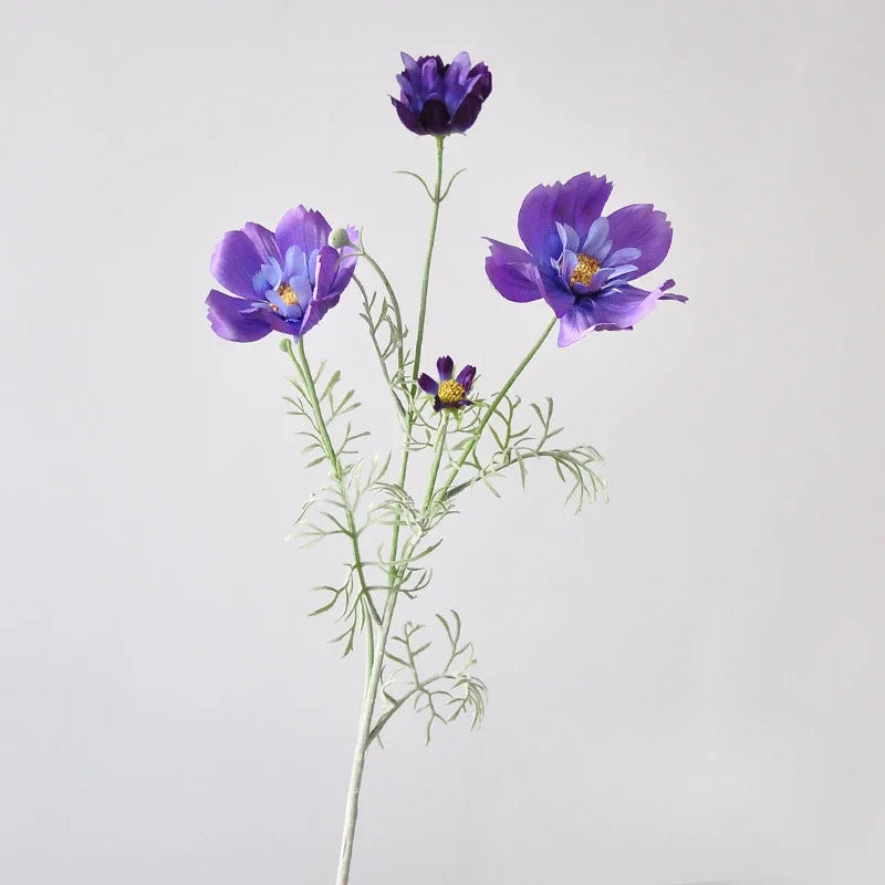 78CM Artificial Flower Plush Queen Cosmos Silk Flower Simple Home Decoration Bouquet Single Large Gesang Flower