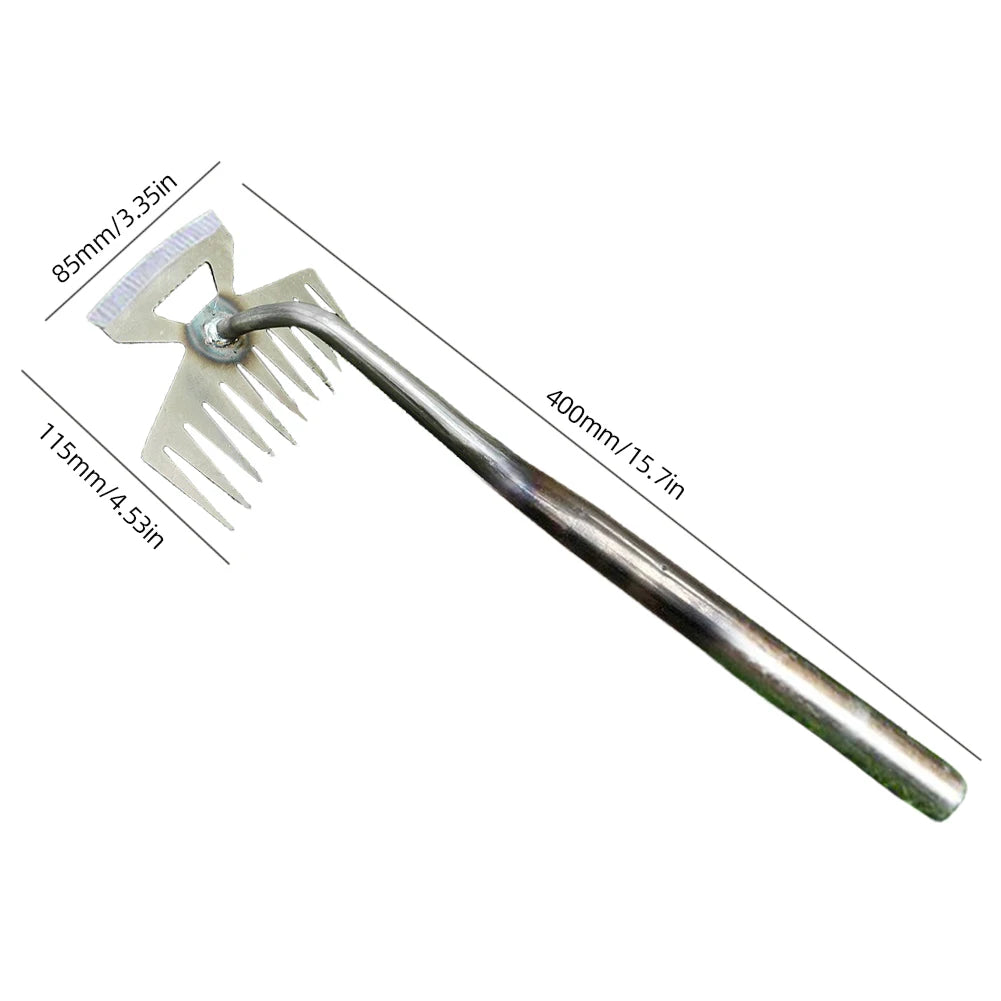 Multifunctional Outdoor Garden Shovel Manganese Steel Flat Shovel Deicing Remove Manure Shovel Planting Weeding Farm Tool