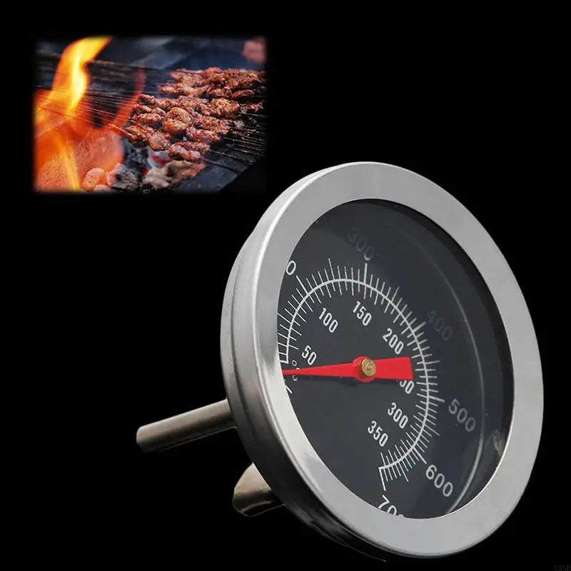Y3NB New BBQ Grill Thermometer Temp Gauge Outdoor Barbecue Camping Cook Tool