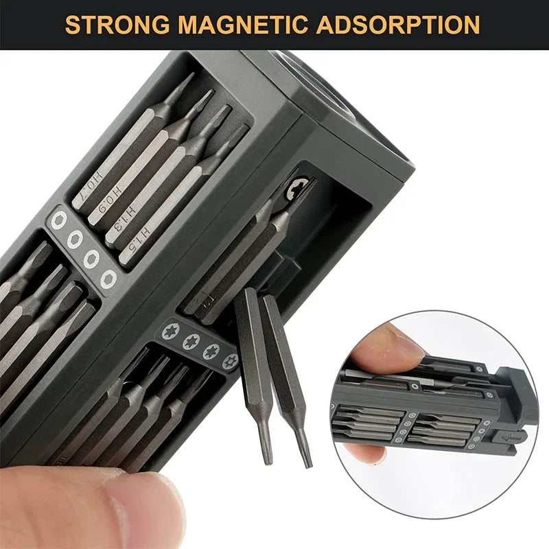 Precision Screwdriver Set 8/25/30/40/44/50/71 in 1 Torx Hex Phillips Magnetic Screwdriver Phone Watch Laptop Mini Repair Tools